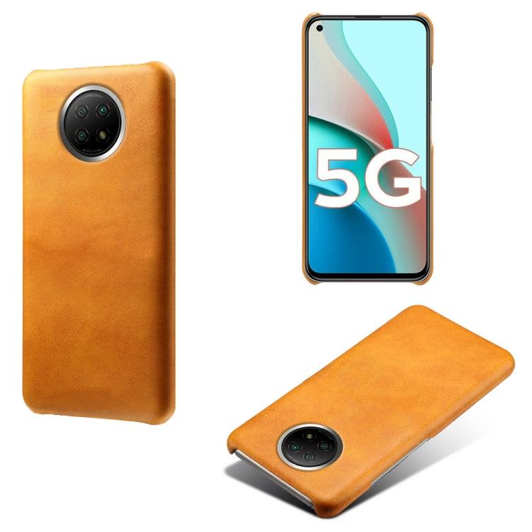 For Xiaomi Redmi Note 9 5G Calf Texture PC + PU Phone Case