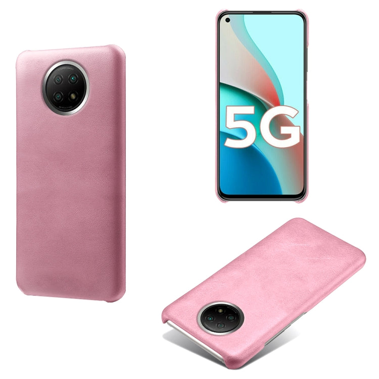 For Xiaomi Redmi Note 9 5G Calf Texture PC + PU Phone Case