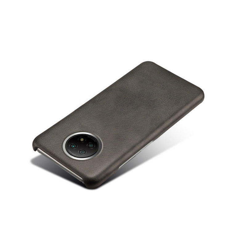 For Xiaomi Redmi Note 9 5G Calf Texture PC + PU Phone Case