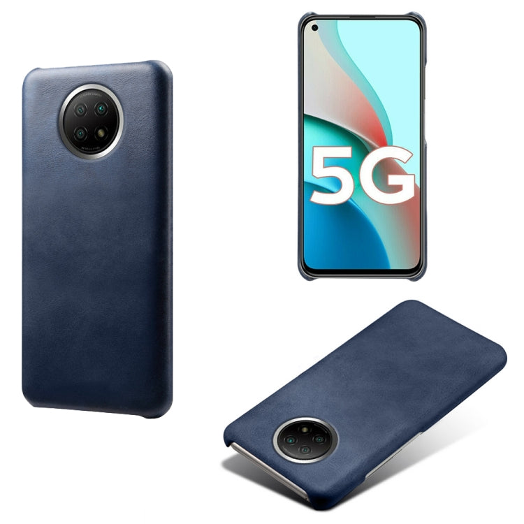 For Xiaomi Redmi Note 9 5G Calf Texture PC + PU Phone Case