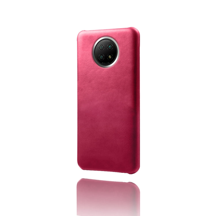 For Xiaomi Redmi Note 9 5G Calf Texture PC + PU Phone Case