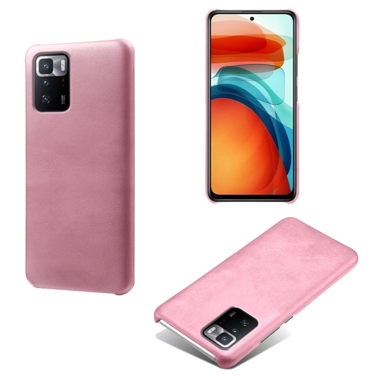 For Xiaomi Redmi Note 10 Pro 5G Calf Texture PC + PU Phone Case