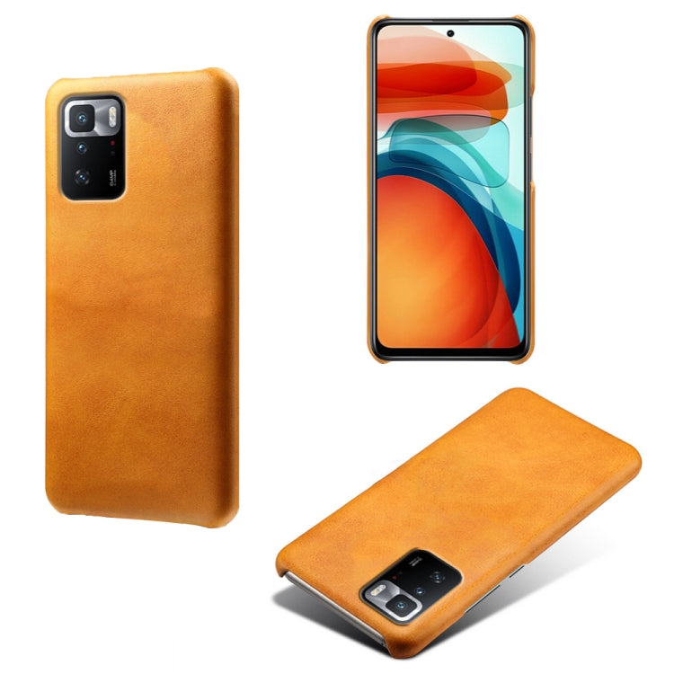 For Xiaomi Redmi Note 10 Pro 5G CN Version Calf Texture PC + PU Phone Case