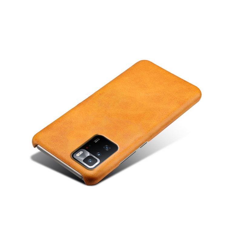 For Xiaomi Redmi Note 10 Pro 5G CN Version Calf Texture PC + PU Phone Case