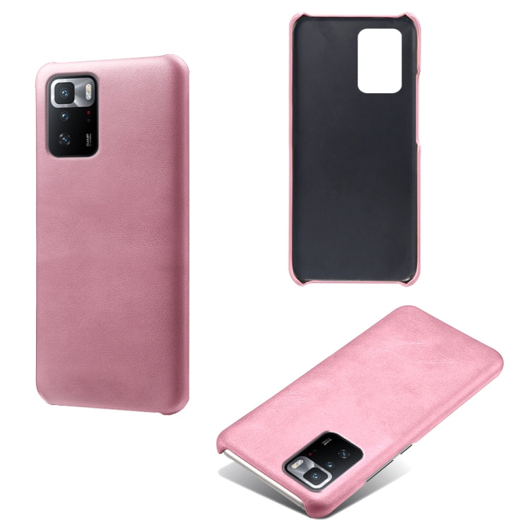 For Xiaomi Redmi Note 10 Pro 5G CN Version Calf Texture PC + PU Phone Case