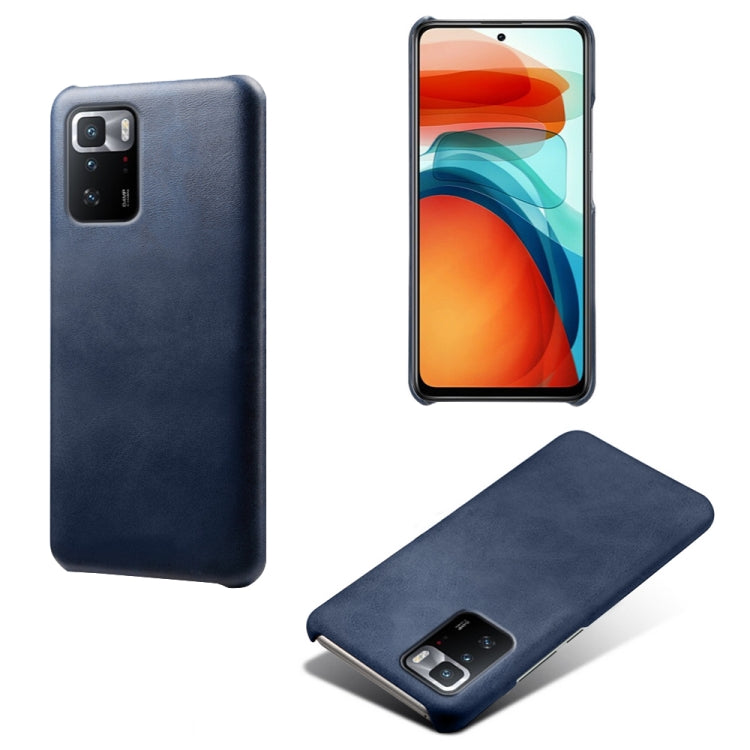 For Xiaomi Redmi Note 10 Pro 5G CN Version Calf Texture PC + PU Phone Case