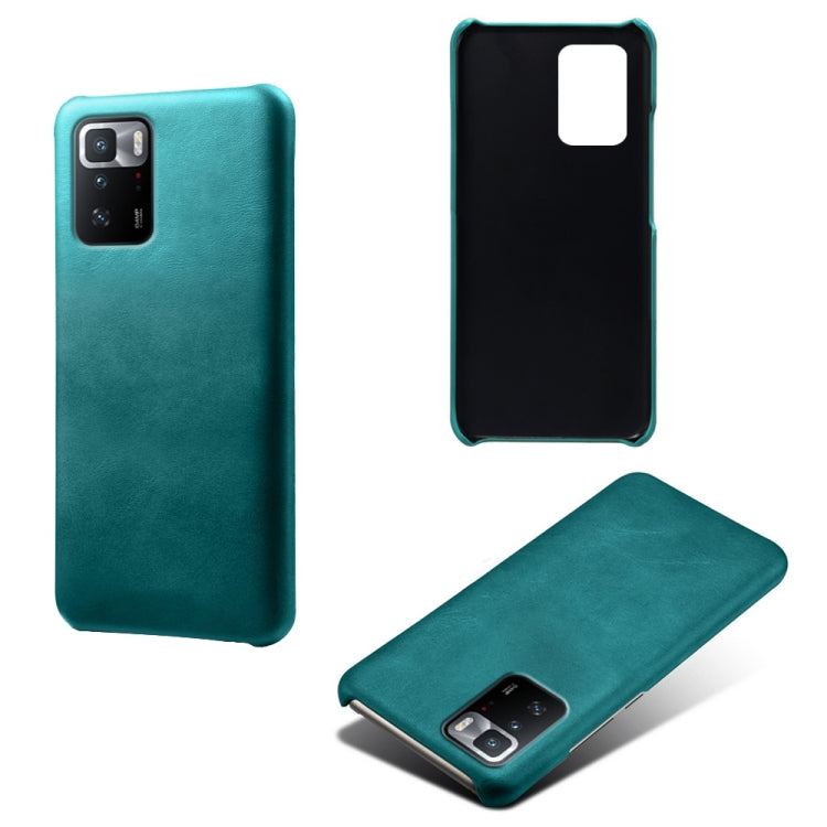 For Xiaomi Redmi Note 10 Pro 5G CN Version Calf Texture PC + PU Phone Case