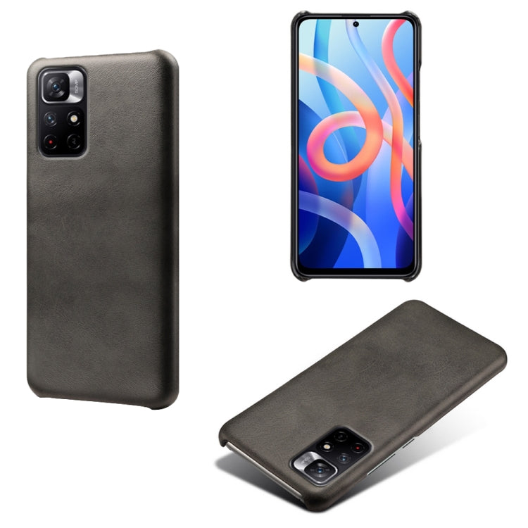 For Xiaomi Redmi Note 11 5G Calf Texture PC + PU Phone Case