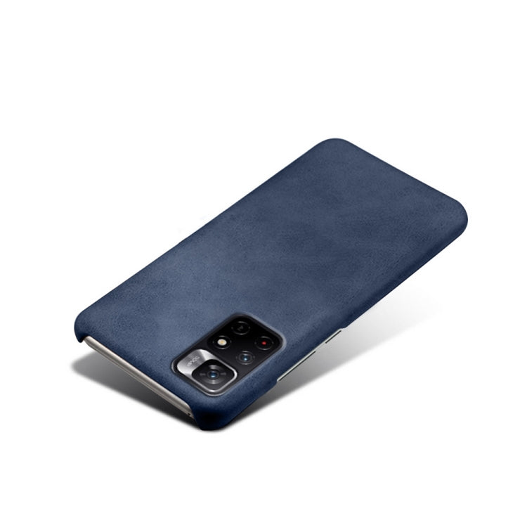For Xiaomi Redmi Note 11 5G Calf Texture PC + PU Phone Case