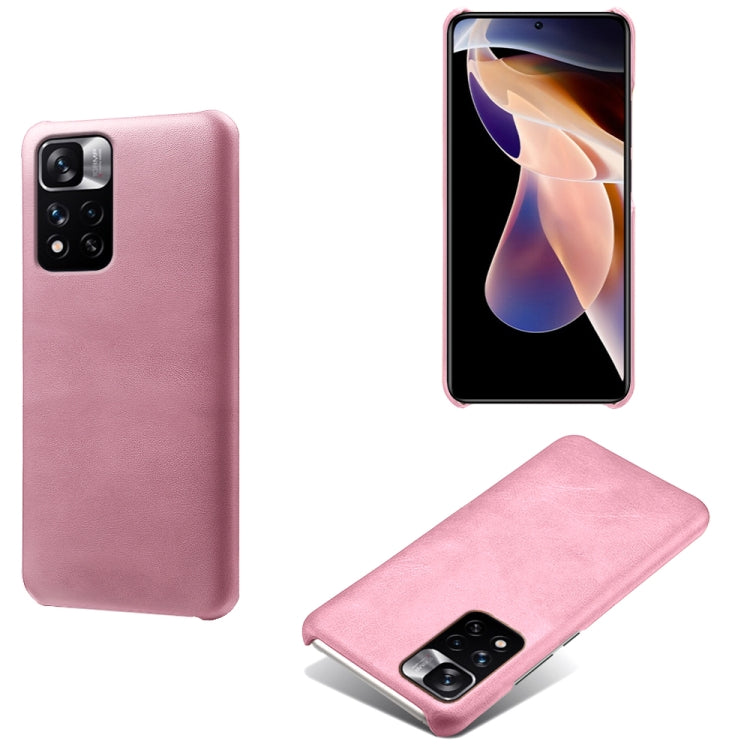 For Xiaomi Redmi Note 11 Pro 5G Calf Texture PC + PU Phone Case