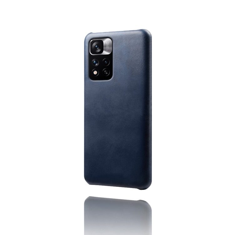 For Xiaomi Redmi Note 11 Pro+ Calf Texture PC + PU Phone Case