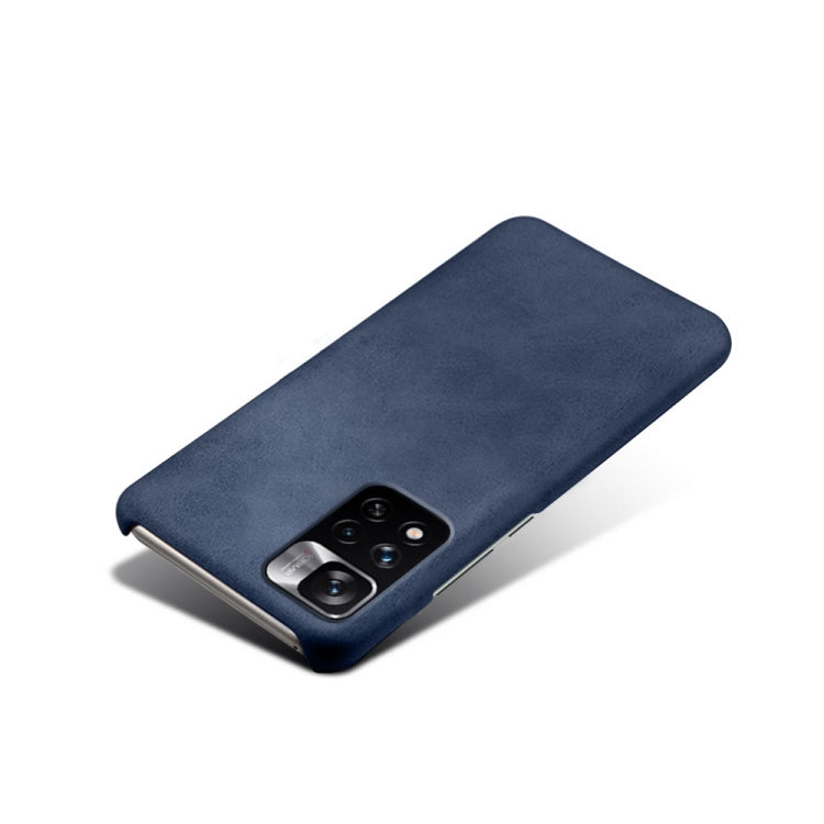 For Xiaomi Redmi Note 11 Pro+ Calf Texture PC + PU Phone Case