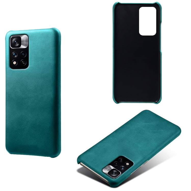 For Xiaomi Redmi Note 11 Pro+ Calf Texture PC + PU Phone Case