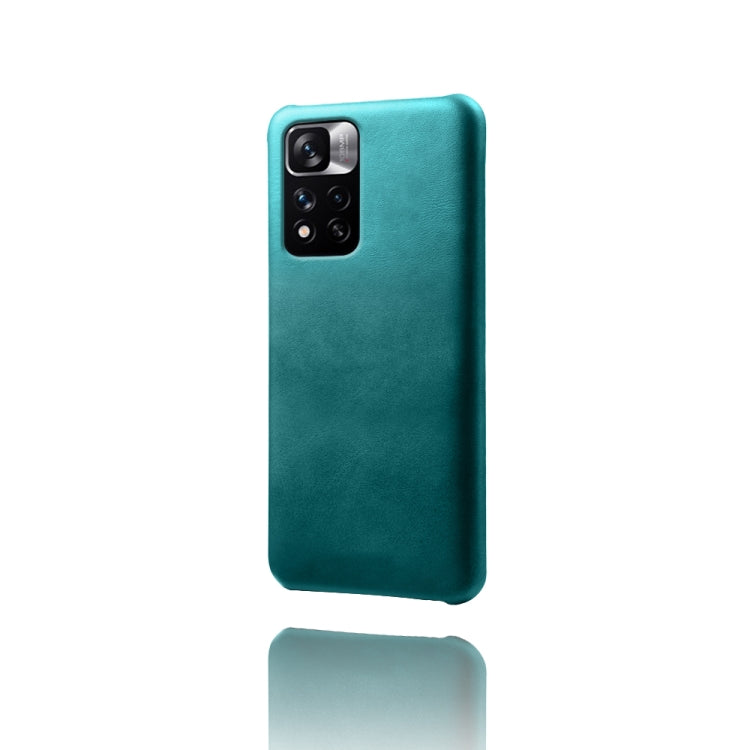 For Xiaomi Redmi Note 11 Pro+ Calf Texture PC + PU Phone Case