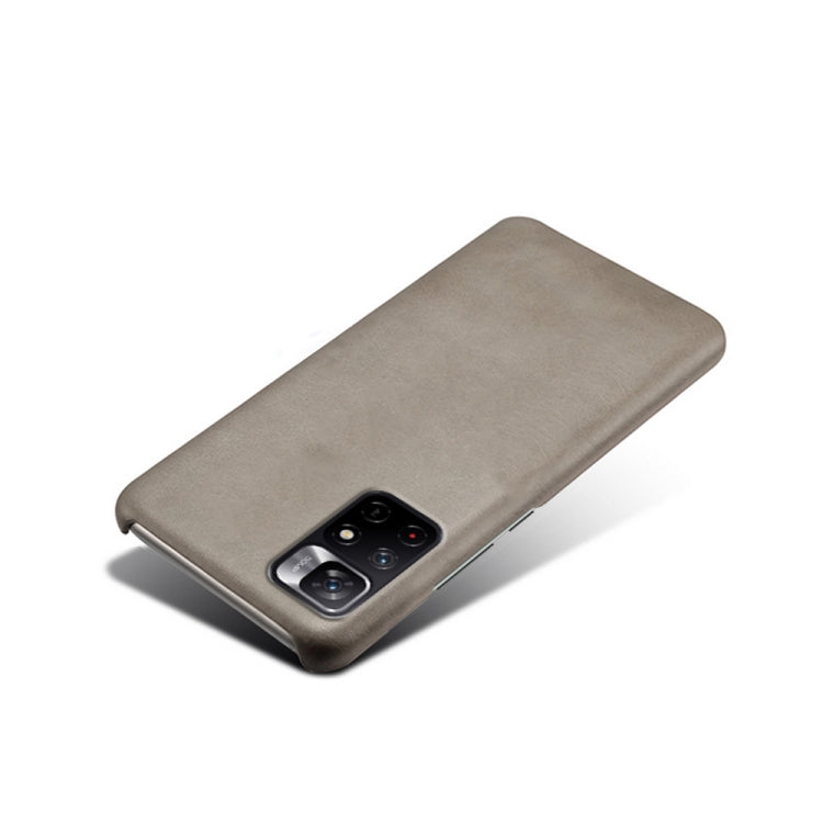 For Xiaomi Redmi Note 11T 5G Calf Texture PC + PU Phone Case