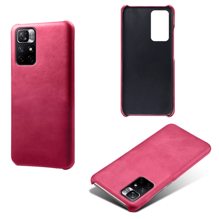 For Xiaomi Redmi Note 11T 5G Calf Texture PC + PU Phone Case