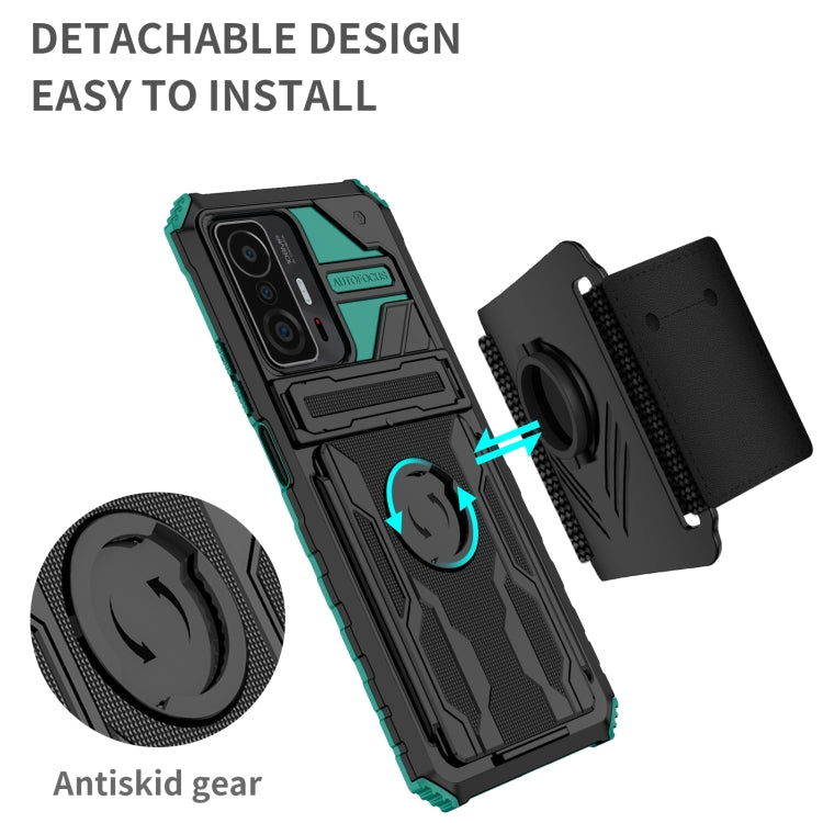 For Xiaomi 11T / 11T Pro Armor Wristband Phone Case