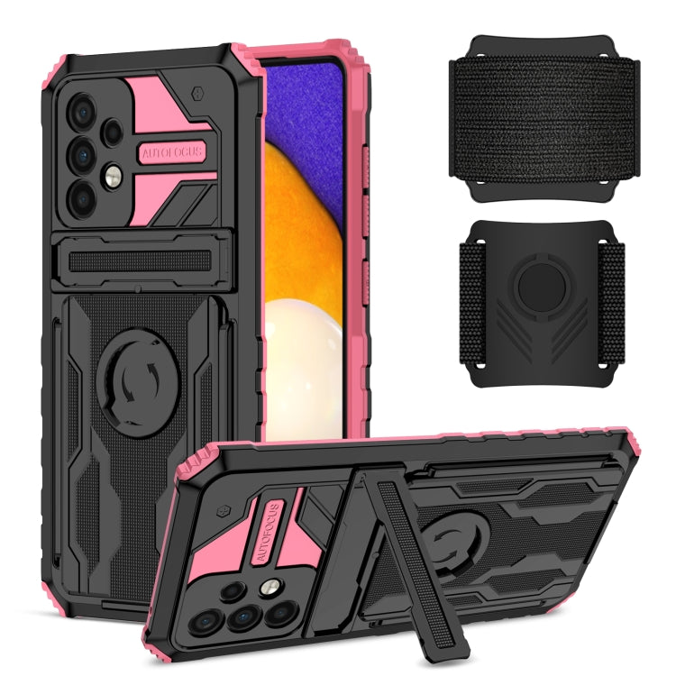 For Samsung Galaxy A52 5G Armor Wristband Phone Case