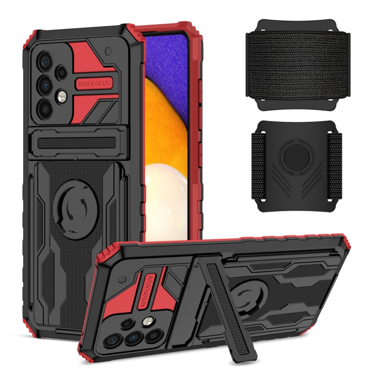 For Samsung Galaxy A52 5G Armor Wristband Phone Case