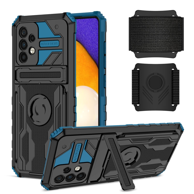 For Samsung Galaxy A52 5G Armor Wristband Phone Case