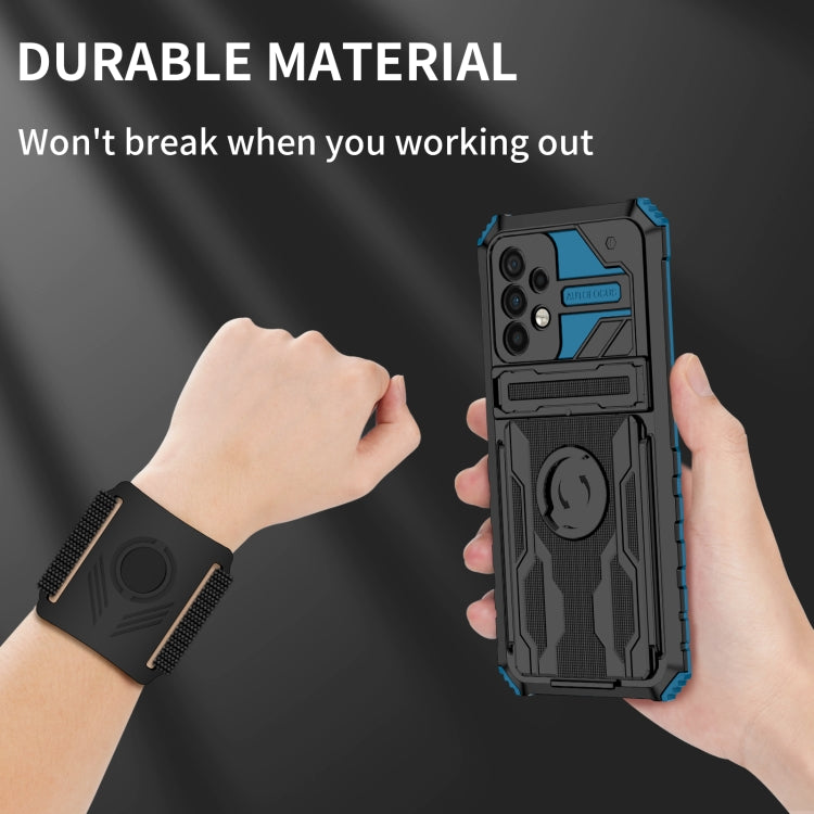 For Samsung Galaxy A52 5G Armor Wristband Phone Case