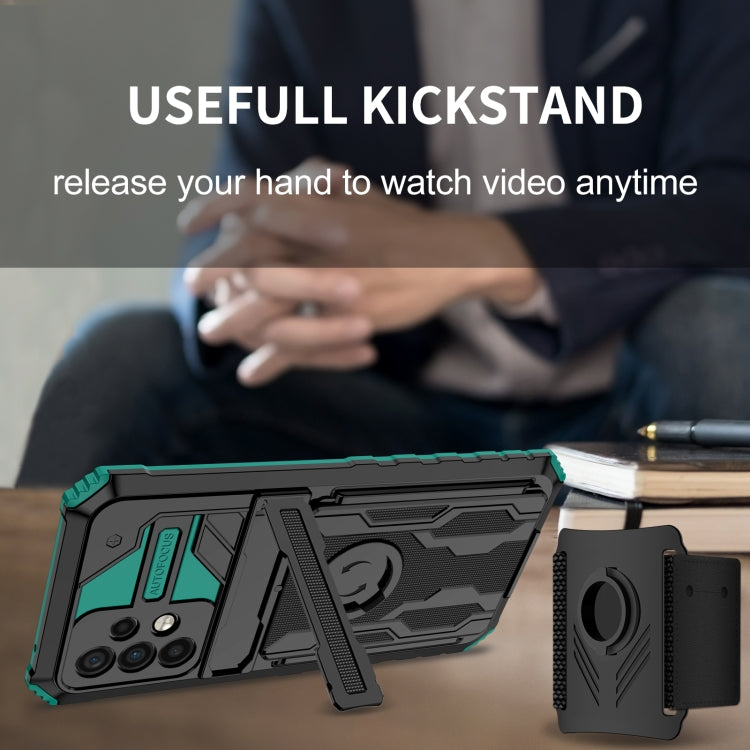 For Samsung Galaxy A52 5G Armor Wristband Phone Case
