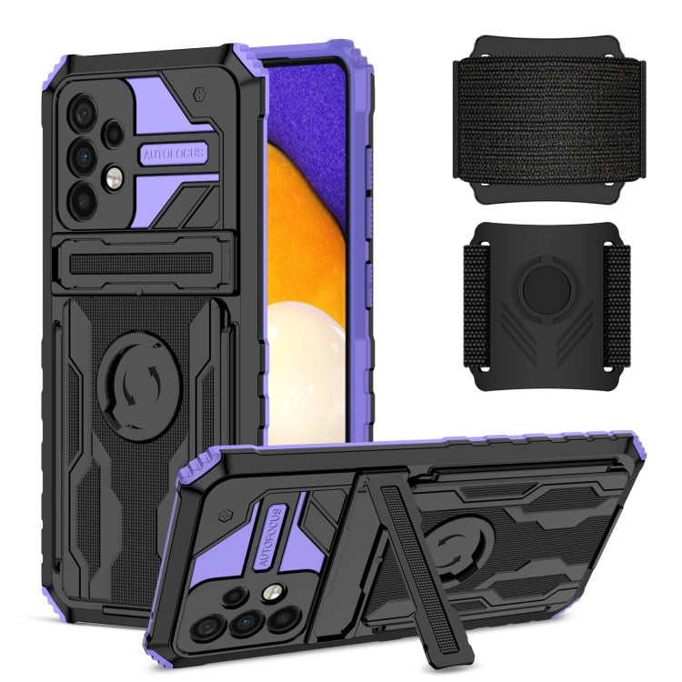 For Samsung Galaxy A52 5G Armor Wristband Phone Case