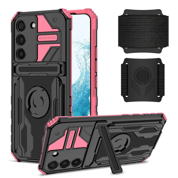 For Samsung Galaxy S22 5G Armor Wristband Phone Case