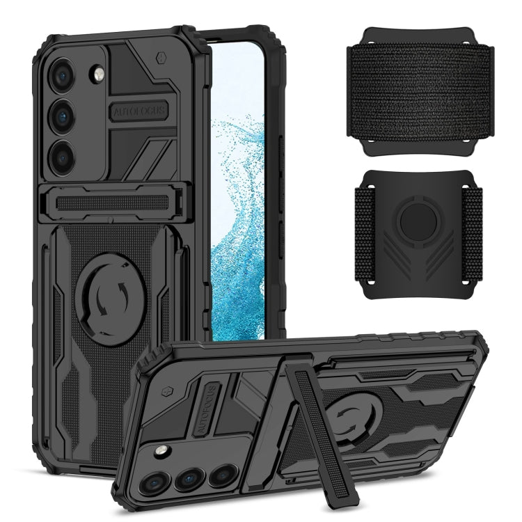 For Samsung Galaxy S22 5G Armor Wristband Phone Case