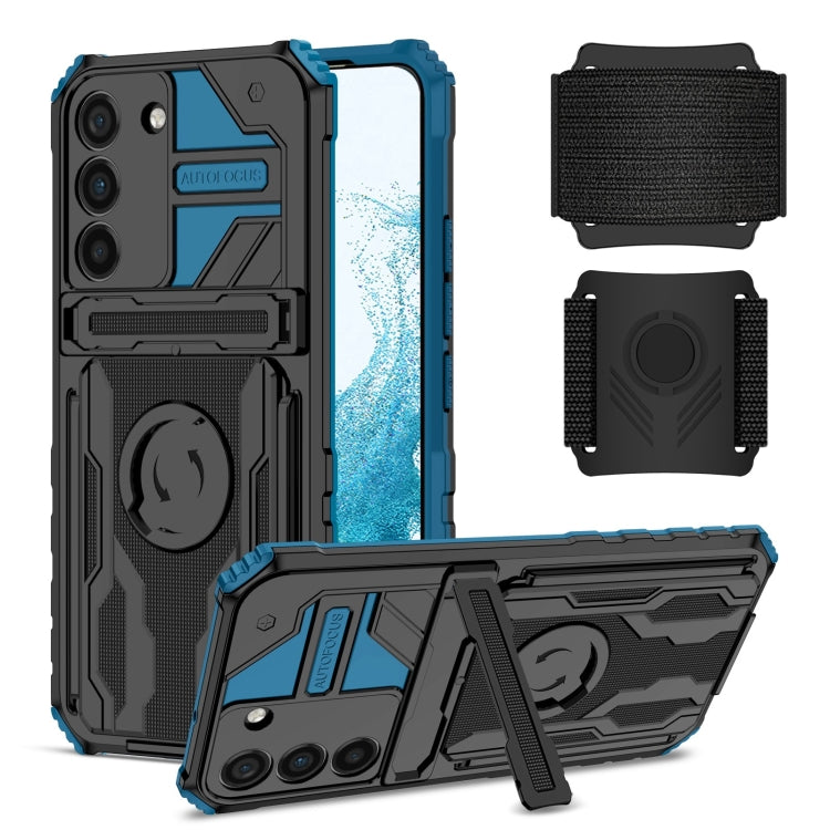 For Samsung Galaxy S22 5G Armor Wristband Phone Case