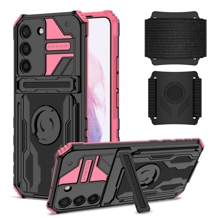 For Samsung Galaxy S22+ 5G Armor Wristband Phone Case