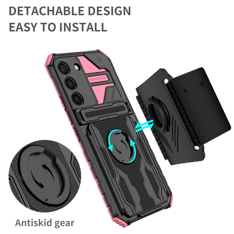 For Samsung Galaxy S22+ 5G Armor Wristband Phone Case