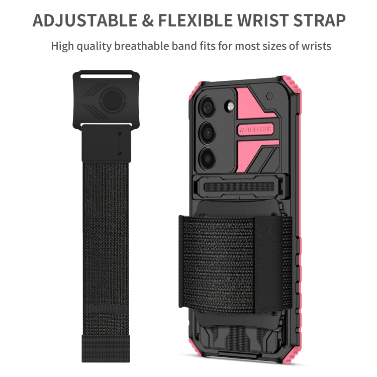 For Samsung Galaxy S22+ 5G Armor Wristband Phone Case
