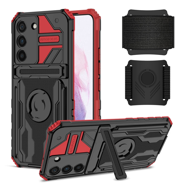 For Samsung Galaxy S22+ 5G Armor Wristband Phone Case