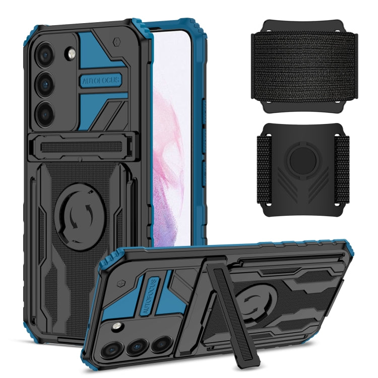 For Samsung Galaxy S22+ 5G Armor Wristband Phone Case