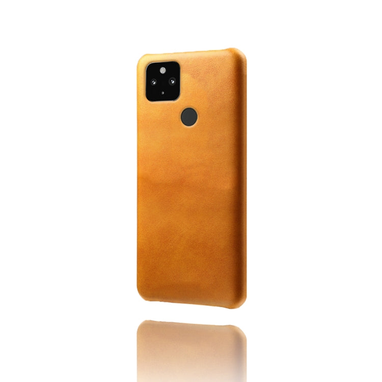For Google Pixel 4a 5G Calf Texture PC + PU Phone Case