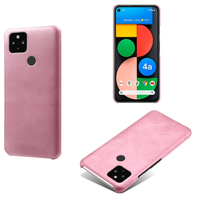 For Google Pixel 4a 5G Calf Texture PC + PU Phone Case