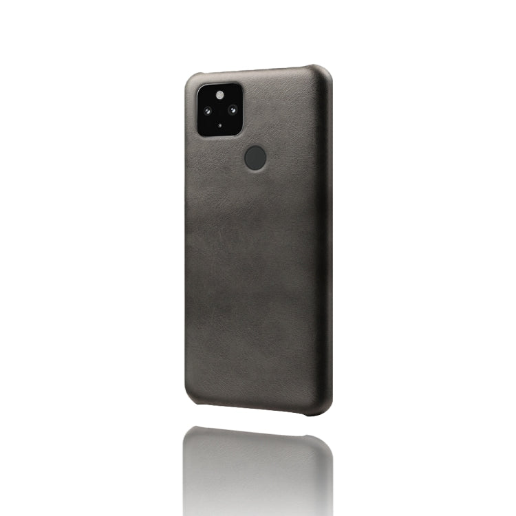 For Google Pixel 4a 5G Calf Texture PC + PU Phone Case