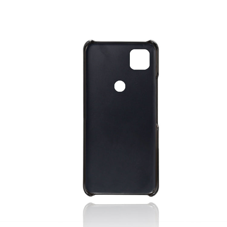 For Google Pixel 4a 5G Calf Texture PC + PU Phone Case