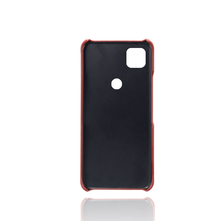For Google Pixel 4a 5G Calf Texture PC + PU Phone Case