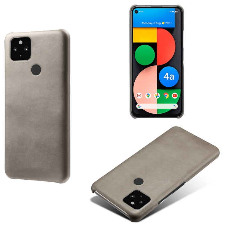 For Google Pixel 4a 5G Calf Texture PC + PU Phone Case