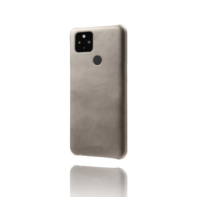 For Google Pixel 4a 5G Calf Texture PC + PU Phone Case