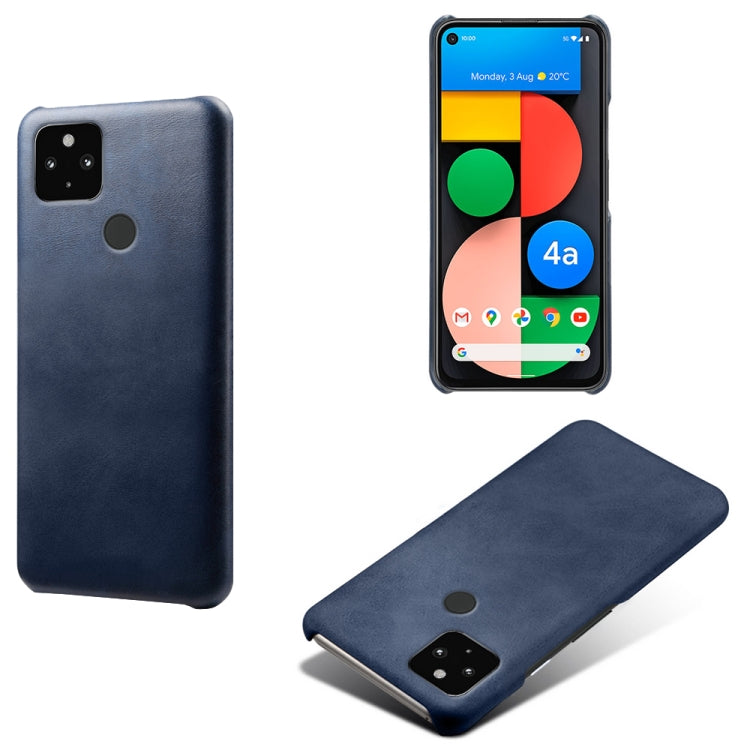 For Google Pixel 4a 5G Calf Texture PC + PU Phone Case