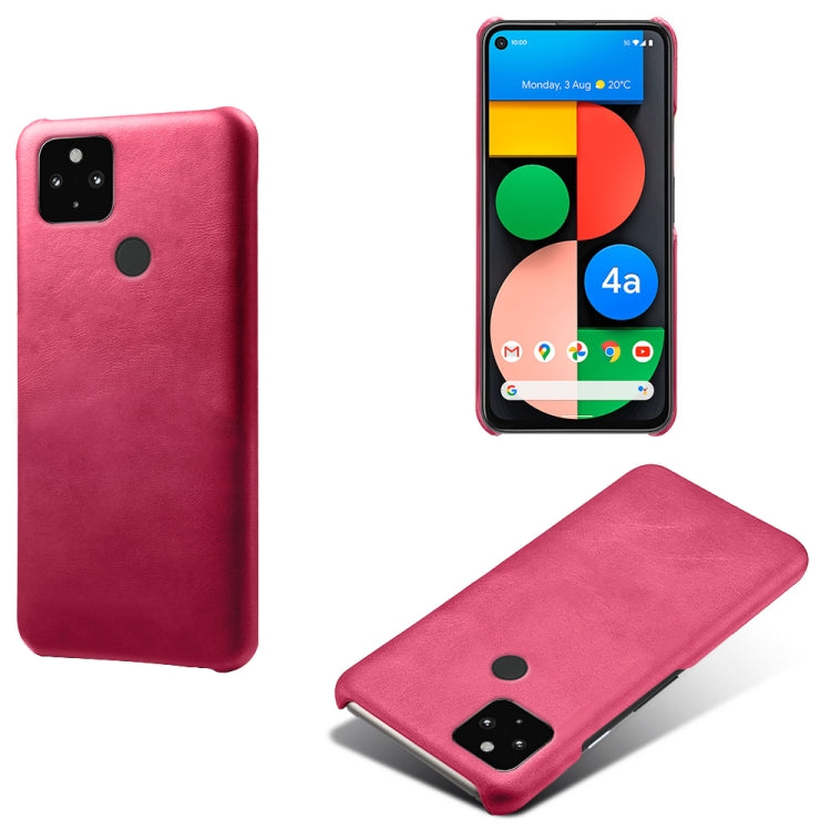 For Google Pixel 4a 5G Calf Texture PC + PU Phone Case