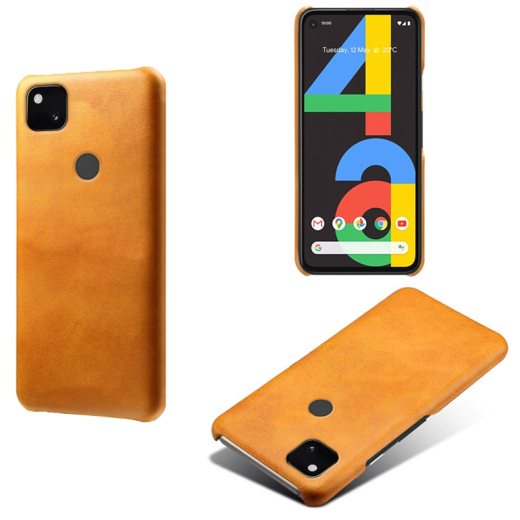 For Google Pixel 4a Calf Texture PC + PU Phone Case