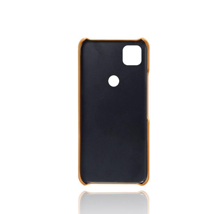 For Google Pixel 4a Calf Texture PC + PU Phone Case