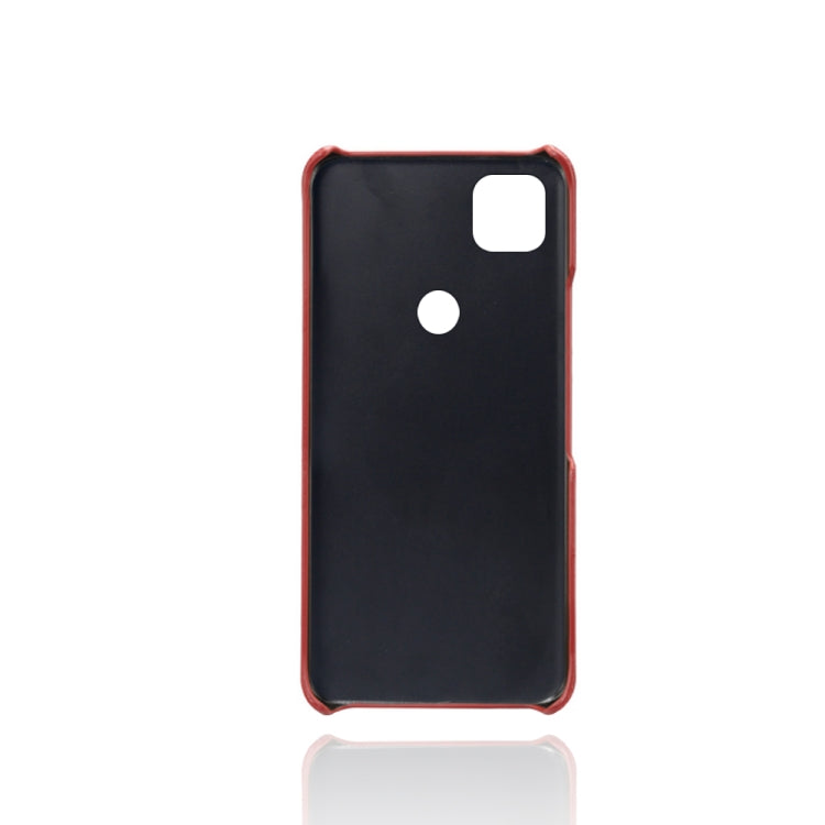 For Google Pixel 4a Calf Texture PC + PU Phone Case
