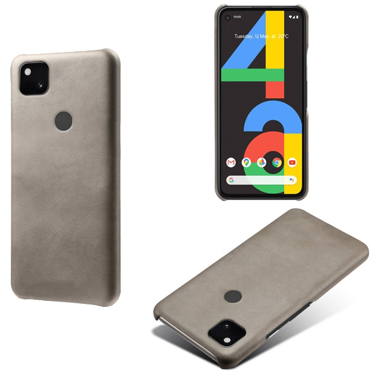 For Google Pixel 4a Calf Texture PC + PU Phone Case