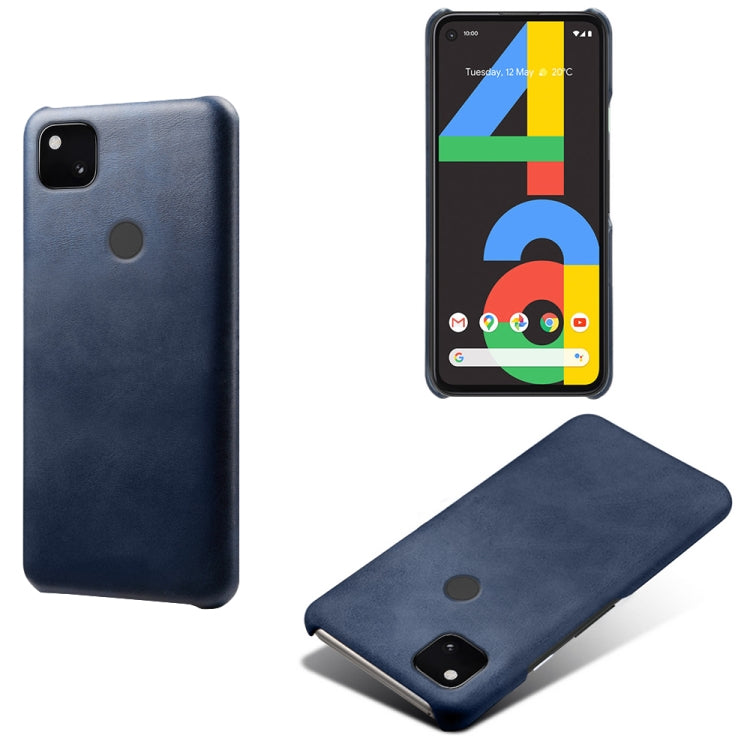 For Google Pixel 4a Calf Texture PC + PU Phone Case