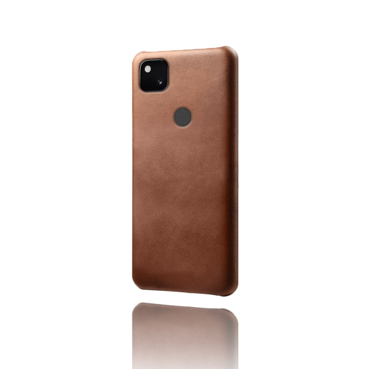 For Google Pixel 4a Calf Texture PC + PU Phone Case